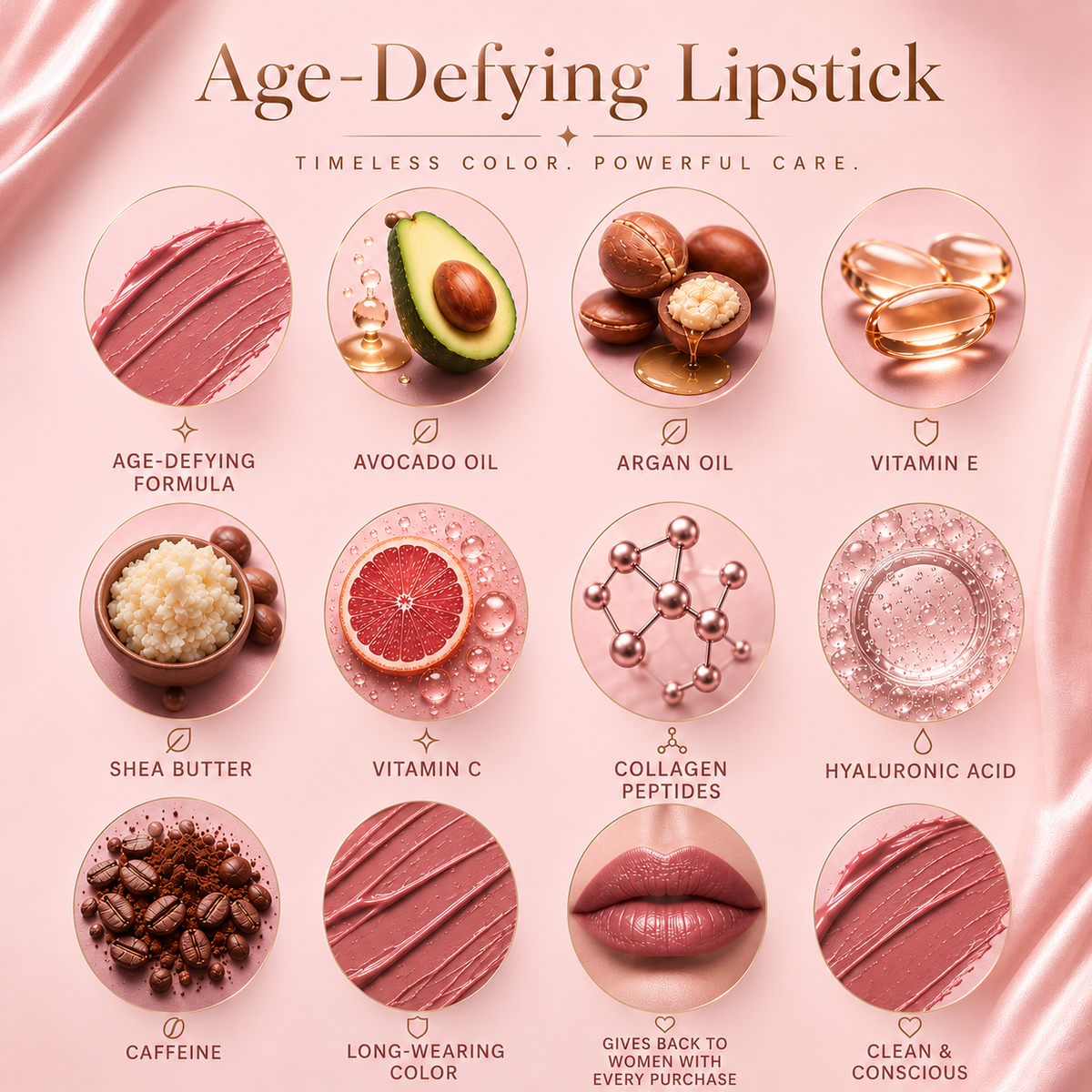 Inspire Age-Defying Lipstick (2 Piece Set)